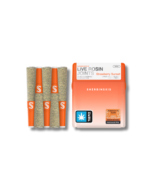 Sherbinskis - 2.5G THCa Live Resin Infused Joints (5ct - 0.5g )